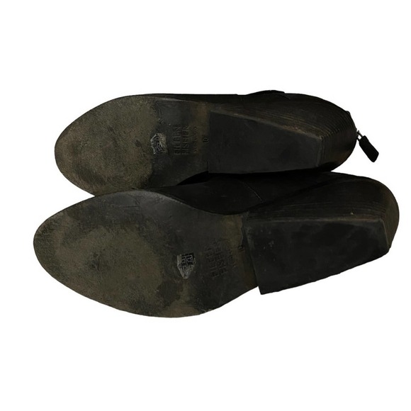 Eileen fisher black suede bootie boots ankle size 10 - Picture 5 of 12